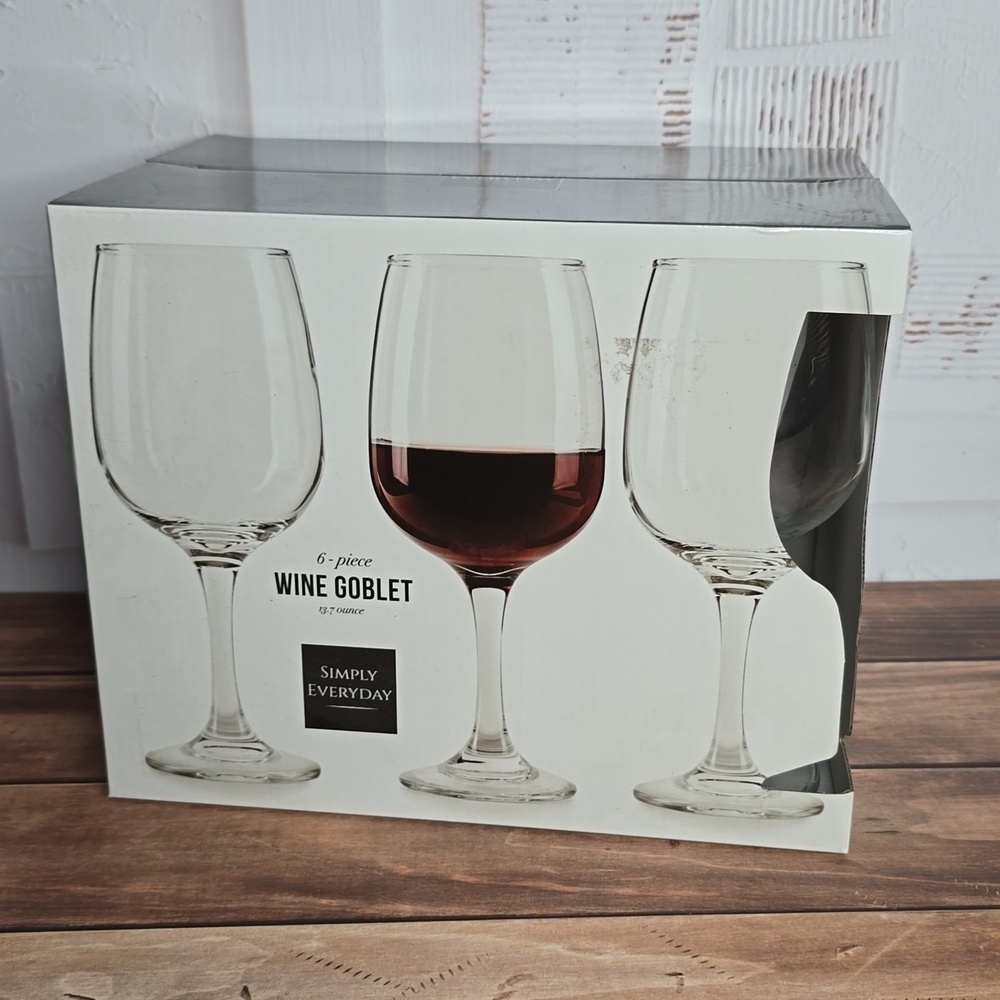 SIMPLY EVERYDAY| WINE GOBLET SET